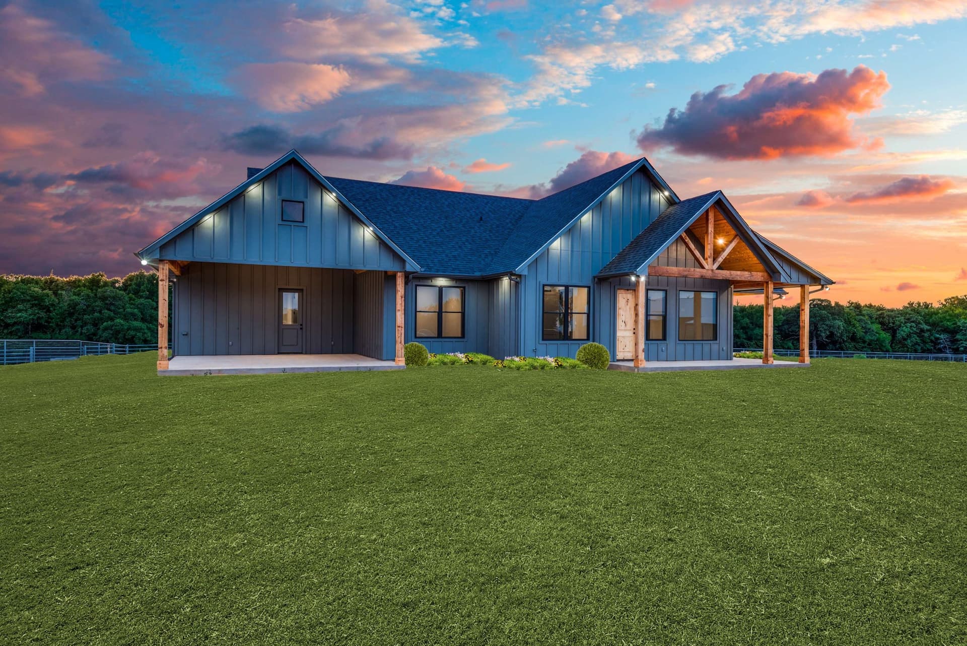 Modern Farmhouse Whitesboro, TX — J C Boyd Custom Builders