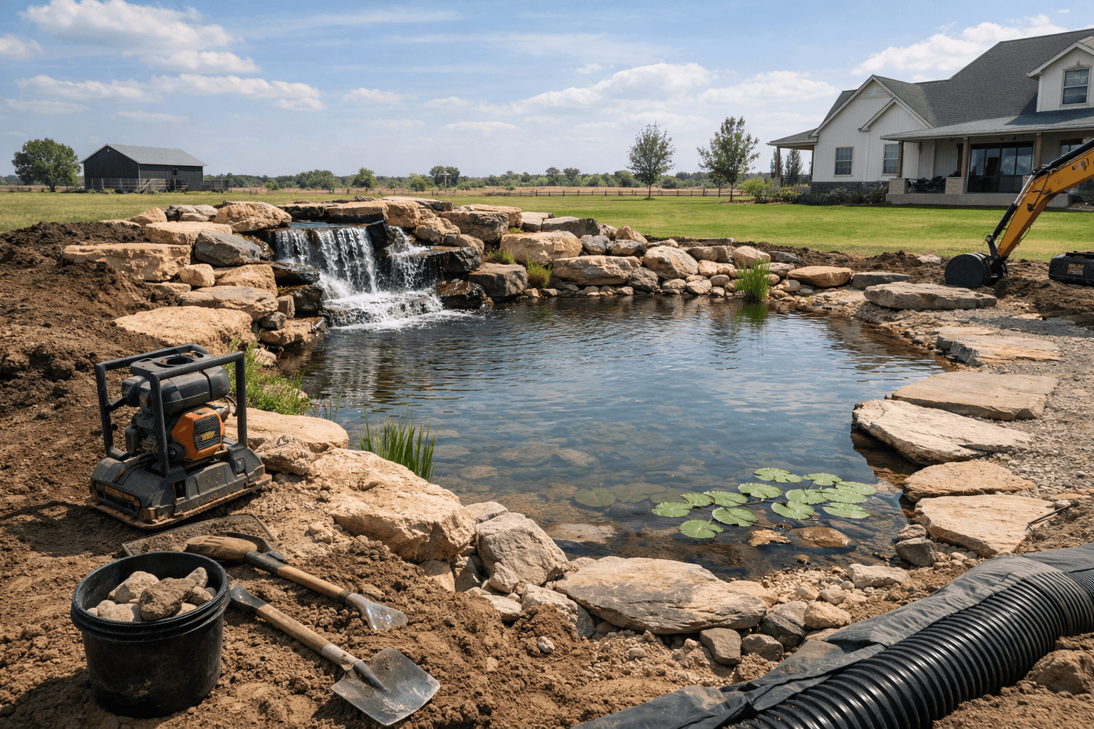 Blog: Pond Construction in Aubrey TX: What North Texas Owners Need